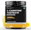 Carbamide Forte L Carnitine Supplement For Men & Women | L-Carnitine Tartrate 2000mg | L'Carnitine Pre & Post Workout Supplement To Help Cobevrt Fat Into Energy | Mango Flavour - 150g view 1