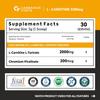 Carbamide Forte L Carnitine Supplement For Men & Women | L-Carnitine Tartrate 2000mg | L'Carnitine Pre & Post Workout Supplement To Help Cobevrt Fat Into Energy | Mango Flavour - 150g view 2