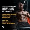 Carbamide Forte L Carnitine Supplement For Men & Women | L-Carnitine Tartrate 2000mg | L'Carnitine Pre & Post Workout Supplement To Help Cobevrt Fat Into Energy | Mango Flavour - 150g view 3
