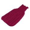 Thick Soft Knitted Cover Case For 2000ml Rubber Hot Water Bottle Bag Pink view 1