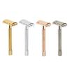 Double Edge Safety Razor Alloy Men's Manual Shaver Handle Beard Removal Silver view 1