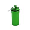 Airtight Pill Box Case Holder Container Alloy Capsule Bottle Keychain Green view 3