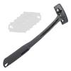 MYADDICTION Long Handle Back Shaver Body Razors Painless Hair Remover with 5 Blade Black 0 view 2