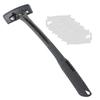 MYADDICTION Long Handle Back Shaver Body Razors Painless Hair Remover with 5 Blade Black 0 view 3