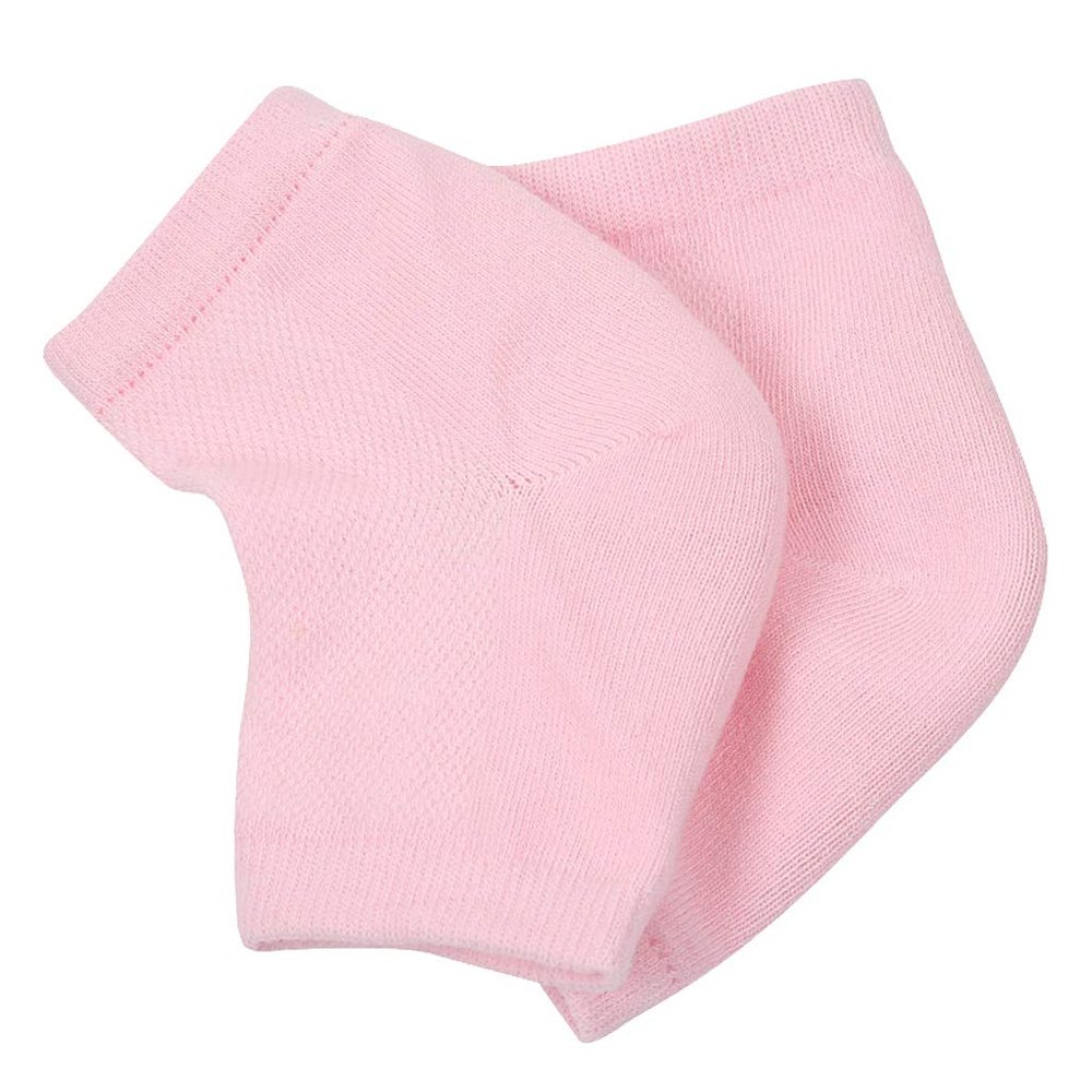 MYADDICTION Moisturizing Gel Heel Socks Cracked Repair Foot Skin Care Protectors Pink 0