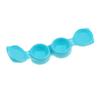 10Piece Mini Flip-top Contact Lens Travel Kit Holder Soaking Box Case Blue view 2