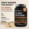 Carbamide Forte Plant Protein Powder For Men - Plant Based Protein Powder with Multivitamin, Minerals, Superfoods, Pea Protein, Digestive Enzymes - Belgian Chocolate Flavour - 1kg view 4