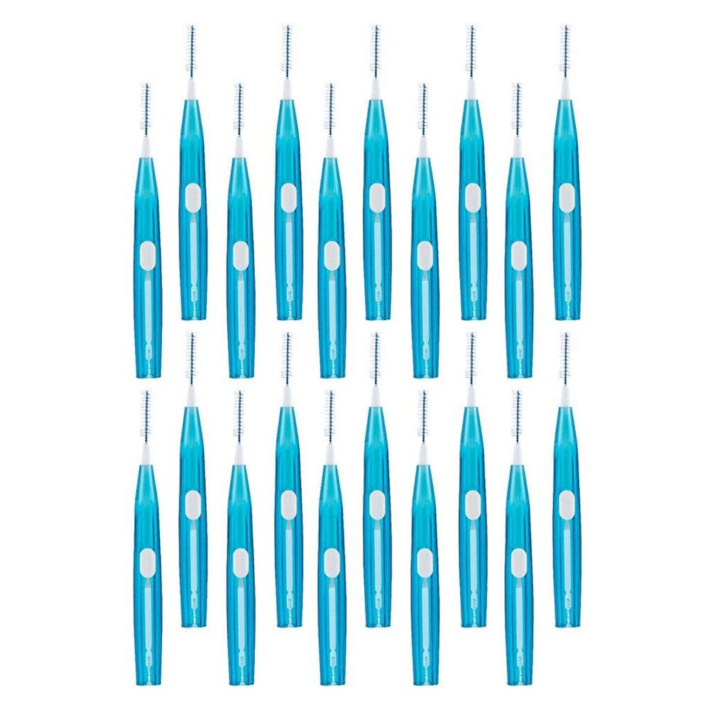 T.O.G. 20Pcs Push-Pull Interdental Brush Toothpick Floss Teeth Cleaner Oral Care