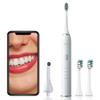 Lifelong Rechargeable Toothbrush | 1 Portable Camera,1 Handle, 3 Brush Heads, 1 Charging Cable (LLDC108, White, 1 Year Warranty) view 1