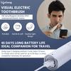 Lifelong Rechargeable Toothbrush | 1 Portable Camera,1 Handle, 3 Brush Heads, 1 Charging Cable (LLDC108, White, 1 Year Warranty) view 2