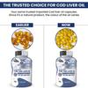 Naturyz Imported Icelandic Cod Liver Oil Capsules With Natural Omega 3 (Epa & Dha,Rich In Vitamin D & A,Mercury Free,Immunity,Skin,Eye,Muscle & Joint Health Softgels,200 Softgels,1 Count) view 3