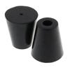 CALANDIS 5Pcs Round Black Bumpers Pads Rubber Feet, 45X49Mm view 1