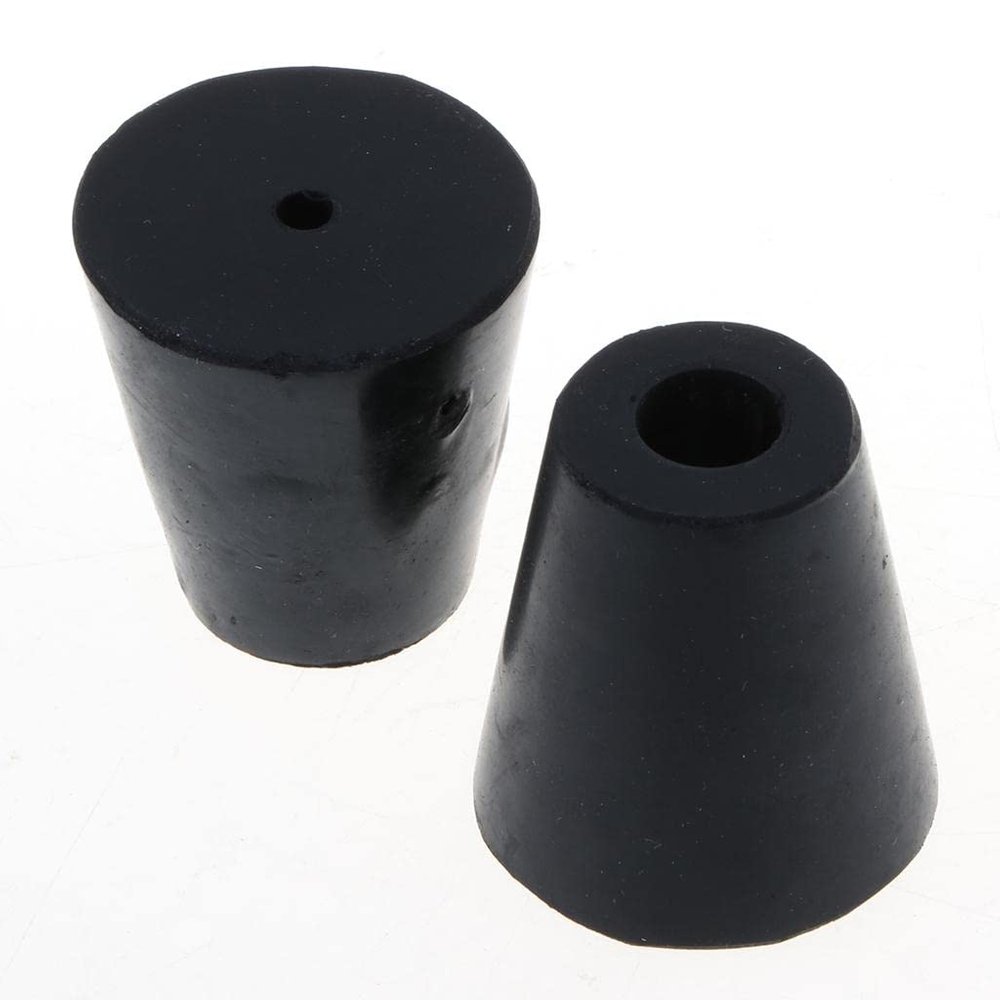 CALANDIS 5Pcs Round Black Bumpers Pads Rubber Feet, 40X38Mm