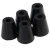 CALANDIS 5Pcs Round Black Bumpers Pads Rubber Feet, 40X38Mm view 4