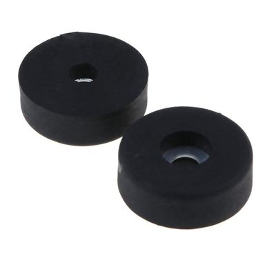 CALANDIS 5Pcs Round Black Bumpers Pads Rubber Feet, 30X10Mm