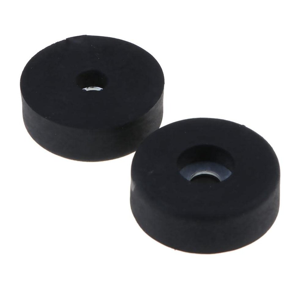 CALANDIS 5Pcs Round Black Bumpers Pads Rubber Feet, 30X10Mm