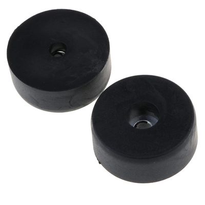 CALANDIS 5Pcs Round Black Bumpers Pads Rubber Feet, 37X15Mm