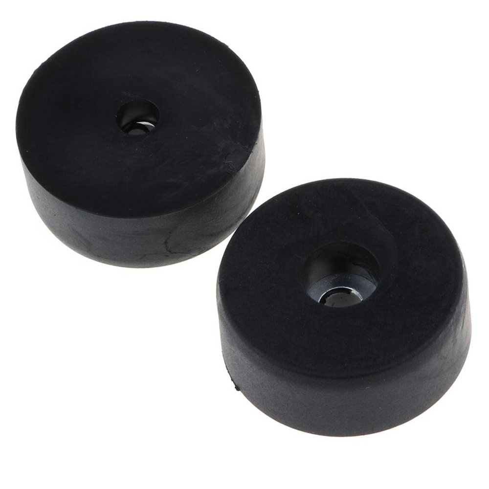 CALANDIS 5Pcs Round Black Bumpers Pads Rubber Feet, 37X15Mm