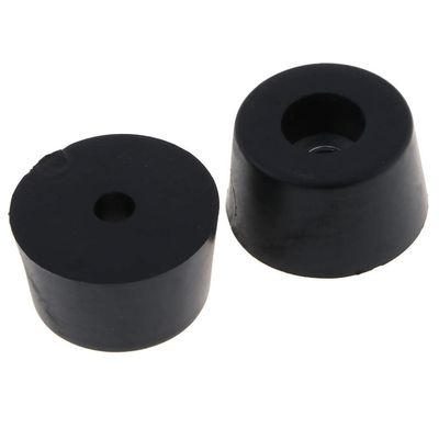 CALANDIS 5Pcs Round Black Bumpers Pads Rubber Feet, 33X19Mm