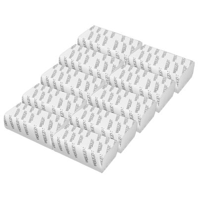 BREEZE BRE013 MultiFold Tissue Paper Extra Soft & Highly Absorbent Napkin For Kitchen, Office & Home Use (Pack of 10, 1300 Sheets, Rectangular Box)
