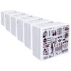 BREEZE BRE002 2 Ply Paper Serviettes Cocktail Napkin Super Soft & More Absorbent Printed Tissue with 50 pulls (Pack of 6, 300x300mm,Brown) view 1