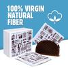 BREEZE BRE002 2 Ply Paper Serviettes Cocktail Napkin Super Soft & More Absorbent Printed Tissue with 50 pulls (Pack of 6, 300x300mm,Brown) view 4