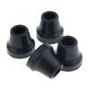 4 Pieces Soft Rubber Tip For Cane Walking Stick Crutch Chair 5/8 inch Black view 3