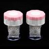 2pcs Manual Contact Lens Cleaner Rotary Washer Clear Care Cleaning Case view 3