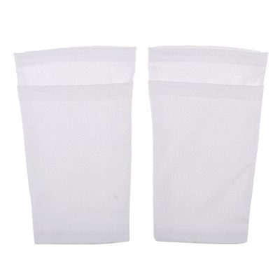 1 Pair Calf Leg Compression Sleeve Socks Shin Splint Support Brace White L