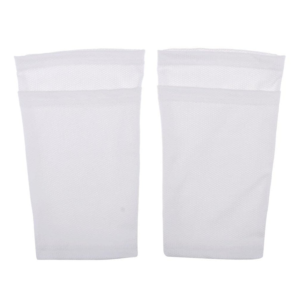 1 Pair Calf Leg Compression Sleeve Socks Shin Splint Support Brace White L
