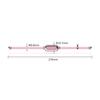 Natural Mosquito Repellent Bracelet Band for Running Hunting Fishing Pink view 3