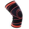3D Weaving Knee Brace Breathable Sleeve Support for Sports Protect Orange-XL view 2