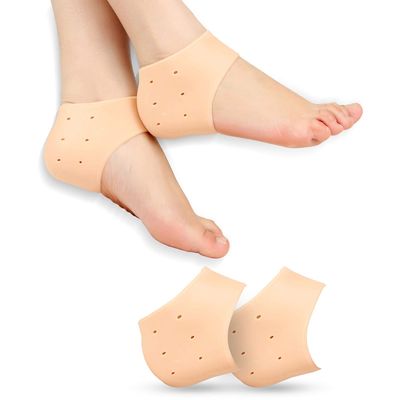 Spefez Insole For Shoes Men Height Increase Insole With Gel Heel Pad For Heel Pain Silicon Heel Pad For Women Pain Relief Silicon Heel Pad For Women For Men Ankle Support Cushion (Heel Pad)