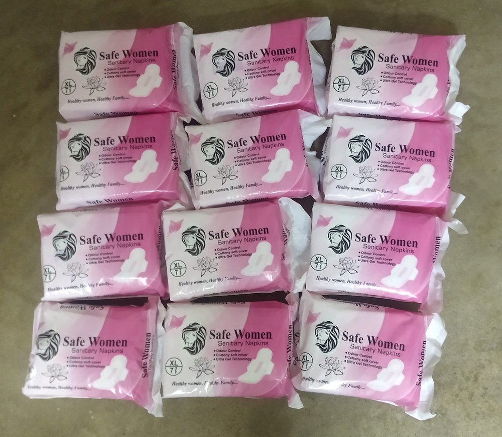 Combo of 12 Packs of Sanitary Napkins, Imported Rashfree XL Size Sanitary Napkin