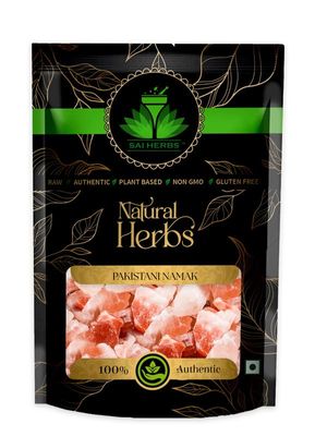 SAI HERBS Pakistani Unani Namak - Unani Pink Salt Granules - Unani Lahori Namak - Unani Rock Salt - Pure & Natural (250 Grams)