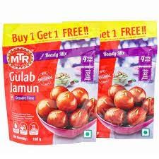 Diwali Special MTR Gulab Jamun Mix, 160g / 175g (Buy 1 & Get 1 Free) & Kamaliga Grandma Special Home Made Mixture -250gm