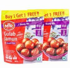 Diwali Special MTR Gulab Jamun Mix, 160g / 175g (Buy 1 & Get 1 Free) & Kamaliga Grandma Special Home Made Mixture -250gm