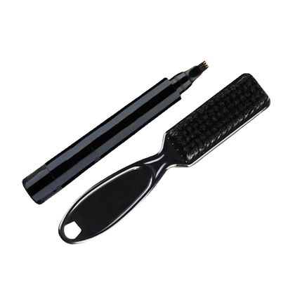 Foreign trade -border beard filling pen kit waterproof beard pen beard drawing pen plus beard brush own formula black YANMAO