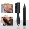Foreign trade -border beard filling pen kit waterproof beard pen beard drawing pen plus beard brush own formula black YANMAO view 2