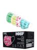 hobf Kids 3-Ply Disposable Surgical Face Mask, With Adjustable Nose Pin, Multicolors, Pack of 1 (100 Count,(Each color of masks 25 Pieces)) Kids Face Mask HOBF-3PLY-K-GR,YL,Pr.WH,Pr.GR view 1