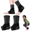 1 Pair Ankle Brace for Kids Compression Ankle Sleeves Adjustable Foot Support Brace Elastic Ankle Guard for Children Boys Girls Sports Running Jogging Dance Fitness Gymnastics (X-Small) view 1