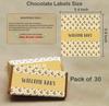 Inkdotpot Chocolate Bar Wrapper Labels for Baby Shower Bird, Theme Chocolate Bar Wrapper Labels- Pack of 30 Pcs (No Candy) view 4