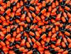 Empty Capsules Size 1 Orange/Black (1000) (pack of 1) view 4