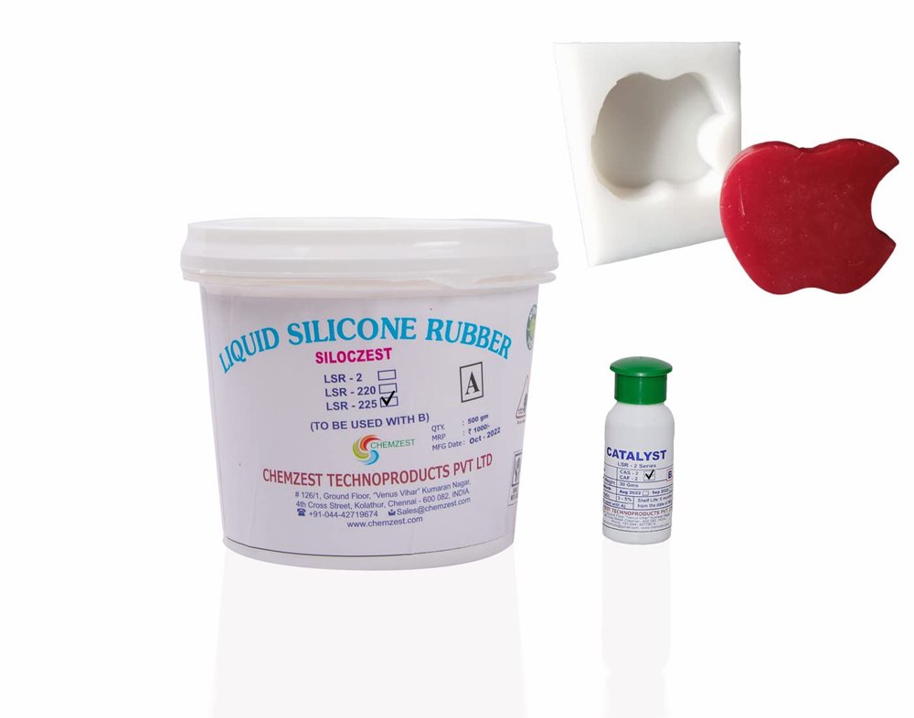 SILOCZEST LSR225 Fast Liquid Silicone Rubber for Artificial Stone, Wood Mold Making Applications (500g)