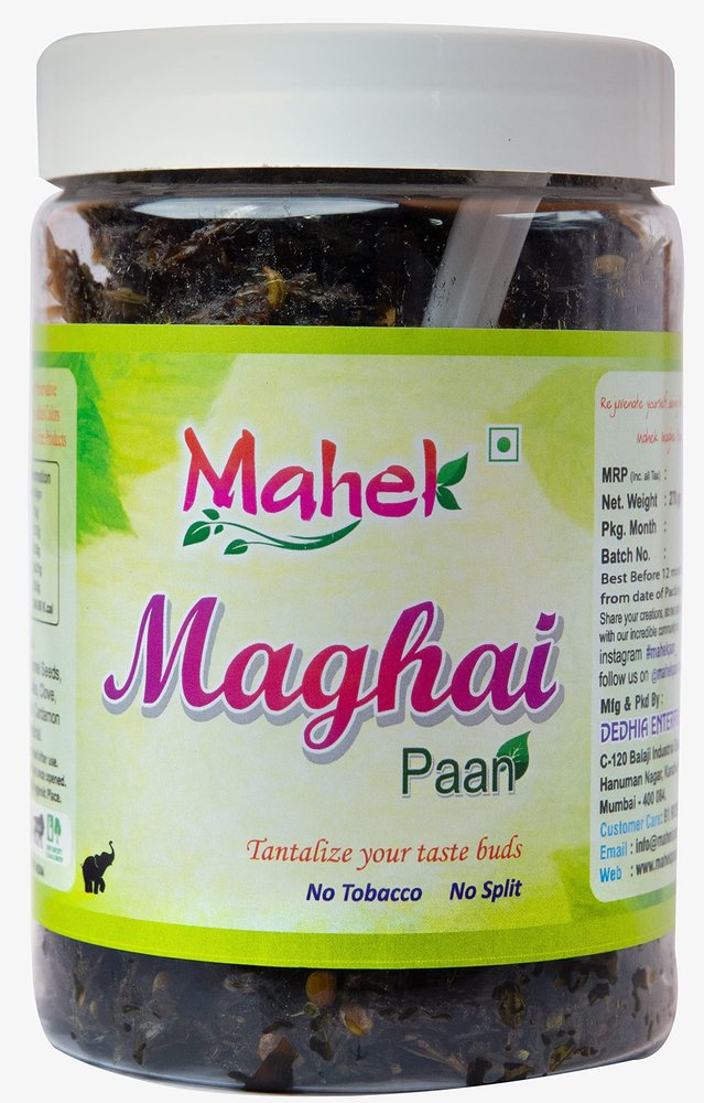 Mahek Maghai Paan 270 gm | Sweet Paan | Digestive Mukhwas | Mouth Freshener | After Meal Snacks | Jar Of 1