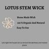 Lotus stem Wick Pack of 5 view 4