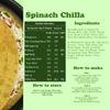 Gladful Sprouted Protein Spinach Instant Chilla Mix - No Maida, No Palm Oil, Gluten Free, High Protein & Fiber-Rich Food, 200 g (Pack of 1) view 2
