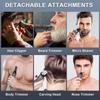 Hatteker Beard Trimmer Kit for Men Professional Hair Clipper Trimmer T-Blade Trimmer Nose Trimmer Beard Hair Shaver Nose Trimmer Hair Cuttint Kit Body Grooming Kit Cordless 6 in 1 view 3