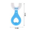 Advik enterprises U Shaped Toothbrush for Kids, Food Grade Soft Silicone Brush (Pack of1) view 2