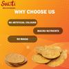 Svasti Dry Bhakri Snacks | Roasted Healthy Gujarati Snacks | No Maida | No Artificial Colours | No Onion & No Gralic | Vacuum Packed | Gluten Free Methi Bhakhri - 200 gms (Pack Of 2) view 3